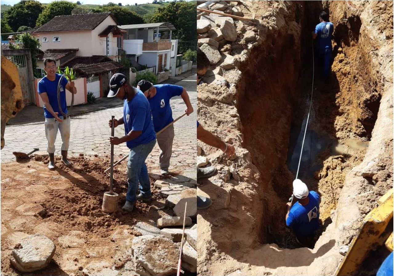 SAAE realiza obras no Obras no Bairro Santa Cecília SAAE realiza obras no Obras no Bairro Santa Cecília