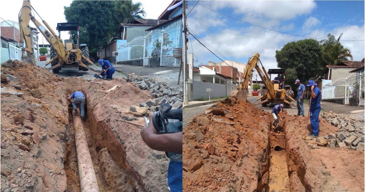 SAAE EM AÇÃO: Obras no Bairro Santa Cruz SAAE EM AÇÃO: Obras no Bairro Santa Cruz