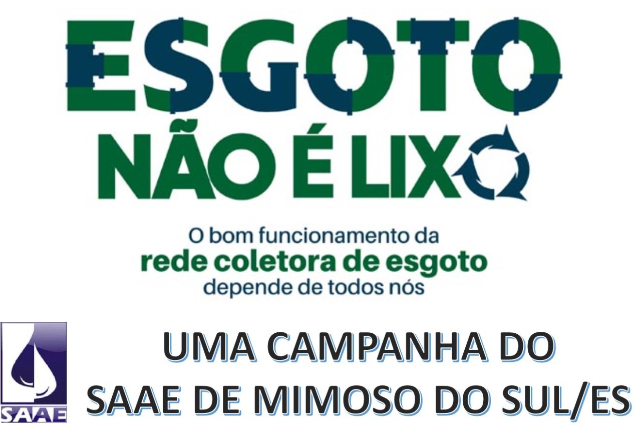 Belíssima Campanha do SAAE - Mimoso do Sul/ES