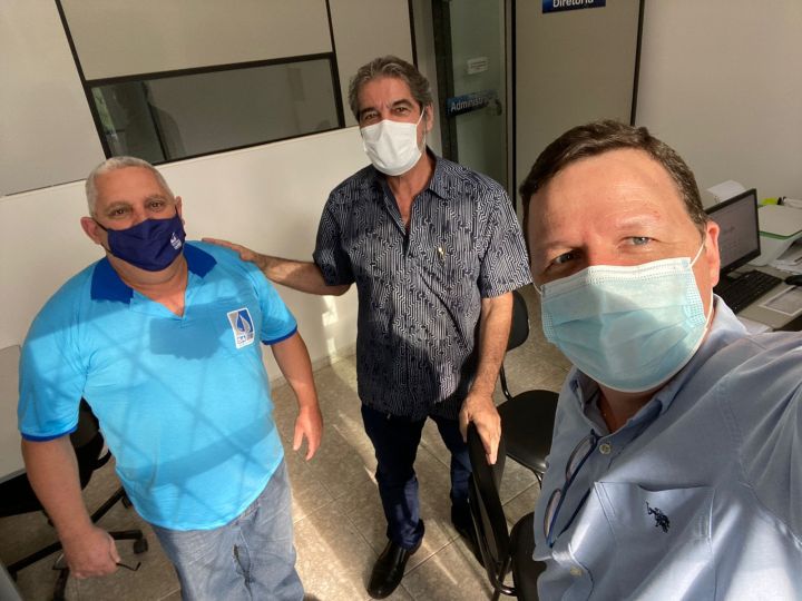 SAAE: REUNIÃO COM O DIRETOR DO CISABES SAAE: REUNIÃO COM O DIRETOR DO CISABES