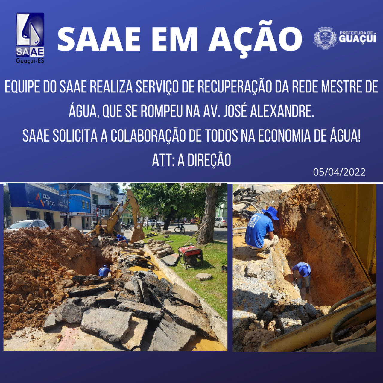 MANUTENÇÃO NA REDE MESTRE MANUTENÇÃO NA REDE MESTRE