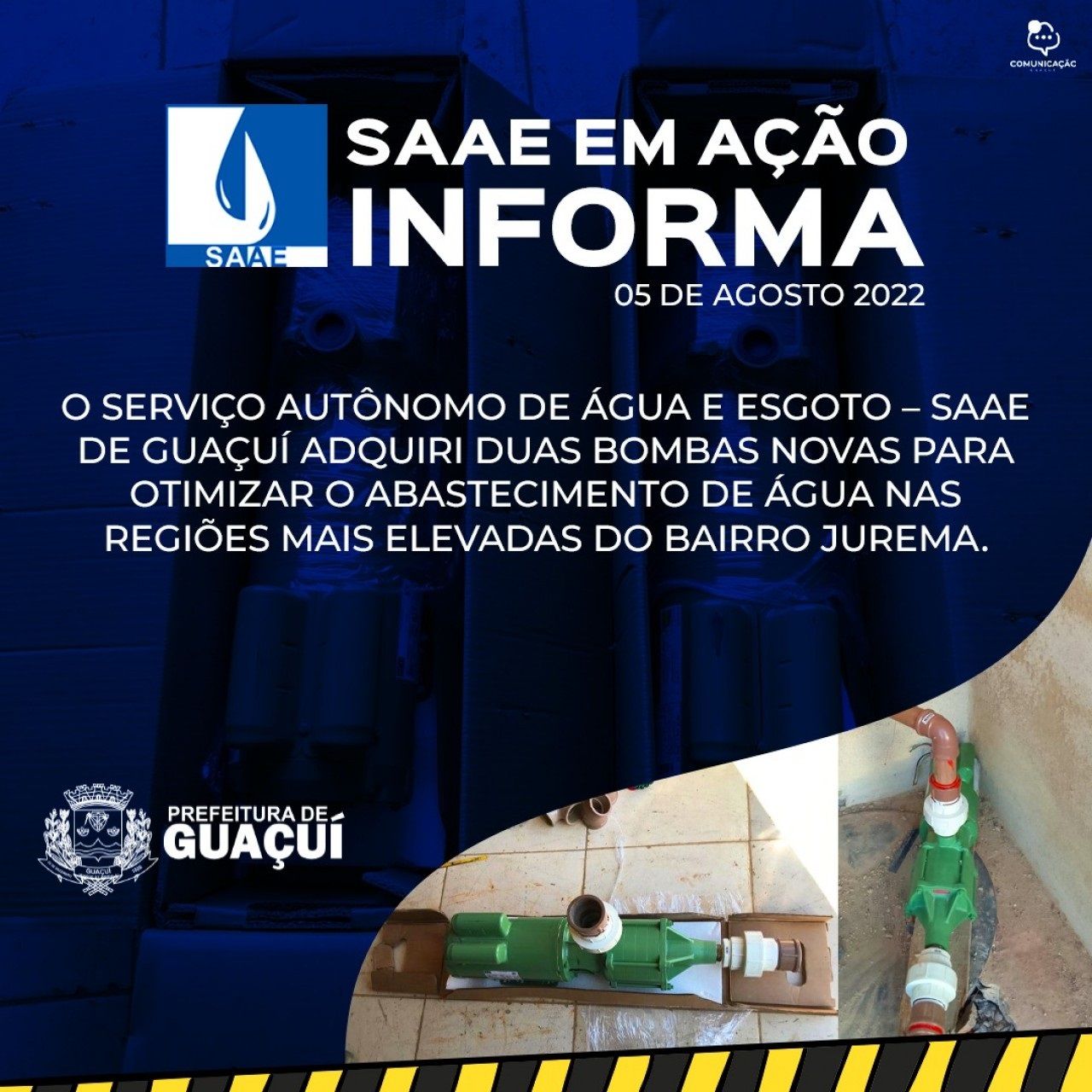 SAAE EM AÇÃO 05/08/2022 SAAE EM AÇÃO 05/08/2022