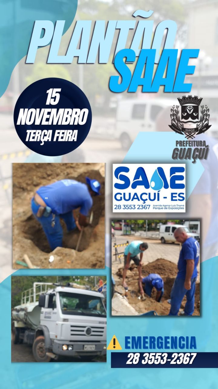 SAAE EM AÇÃO SAAE EM AÇÃO