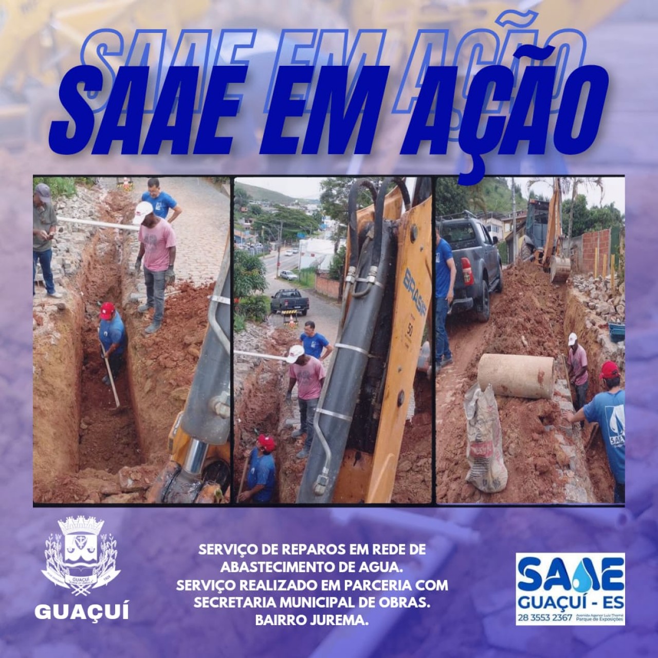 SAAE EM AÇÃO 06/05/2012 SAAE EM AÇÃO 06/05/2012