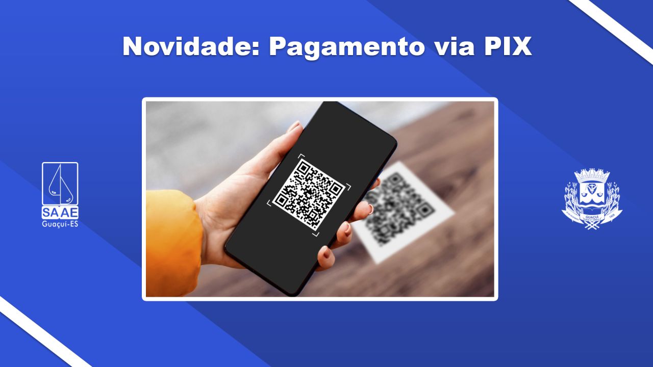 Saiba mais sobre o novo PIX do S.A.A.E. Saiba mais sobre o novo PIX do S.A.A.E.