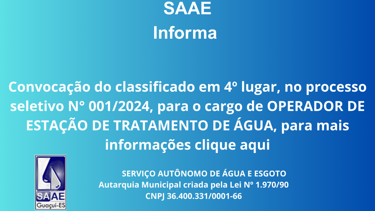 EDITAL DE PROCESSO SELETIVO SIMPLIFICADO Nº 001/2024 CONVOCAÇÃO Nº 010 EDITAL DE PROCESSO SELETIVO SIMPLIFICADO Nº 001/2024 CONVOCAÇÃO Nº 010